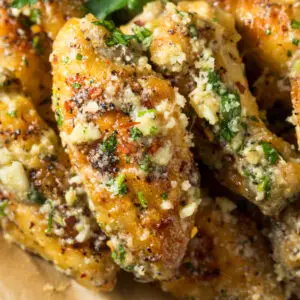 Garlic Parmesan Tossed Wings